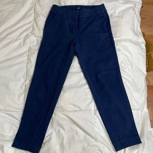 Blue Petite 00 loft ankle trousers